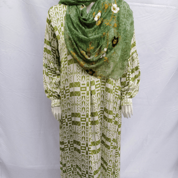 Parrot Maxi Style Abaya