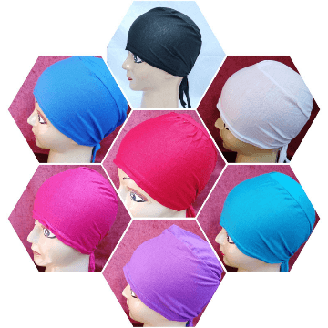 Tie Back Cotton Under Hijab