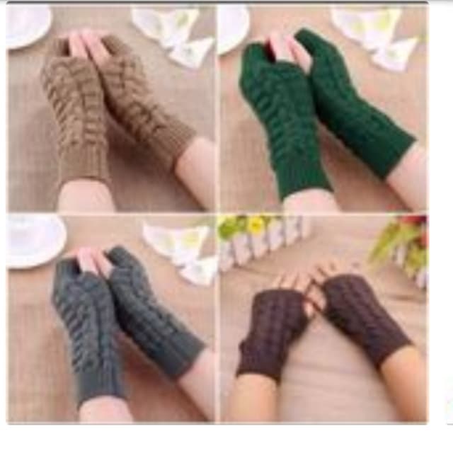 Finger less Knitted gloves